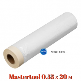 Пленка защитная с малярной лентой Mastertool 0.55 х 20 м (79-9005)
