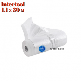 Пленка защитная с малярной лентой Intertool 1.1 х 30 м (KT-0802)