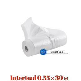 Пленка защитная с малярной лентой Intertool 0.55 х 30 м (KT-0801)