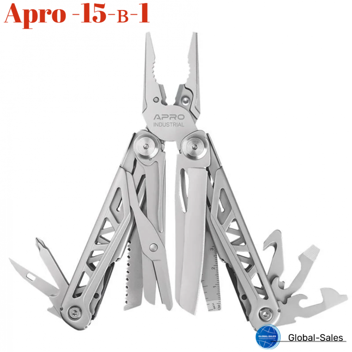 Мультитул Apro 15-в-1 (401100) из нержавейки Мультитул Apro 15-в-1 (401100) из нержавейки