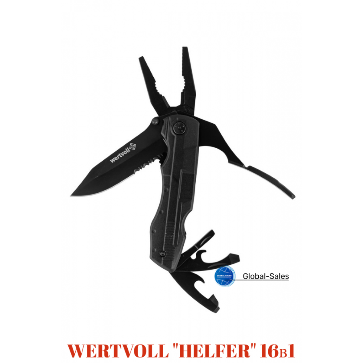 Мультитул Wertvoll 16-в-1 Helfer (RX-9002) черный Мультитул Wertvoll 16-в-1 Helfer (RX-9002) черный