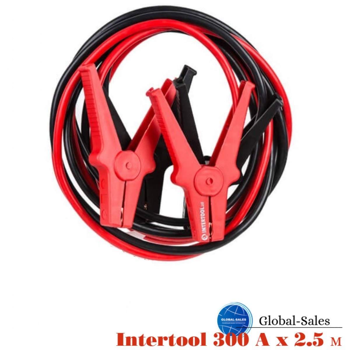 Провода пусковые Intertool 300 A x 2.5 м (AT-3041) Провода пусковые Intertool 300 A x 2.5 м (AT-3041)