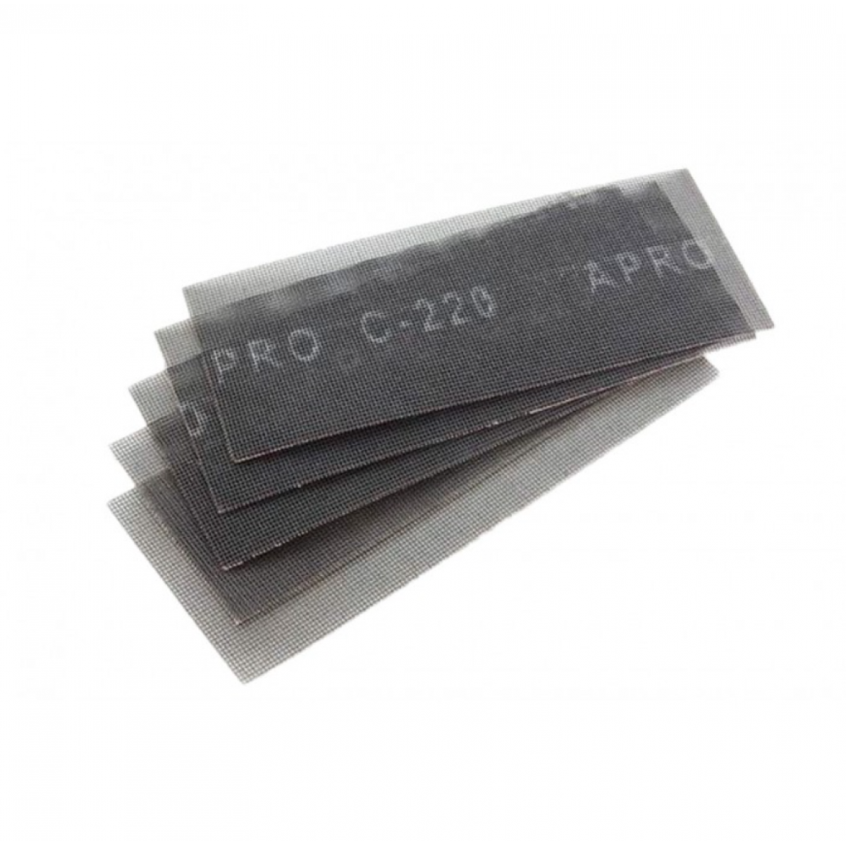 Сетка абразивная Apro 115 x 280 мм x Р220 PRO 5 шт