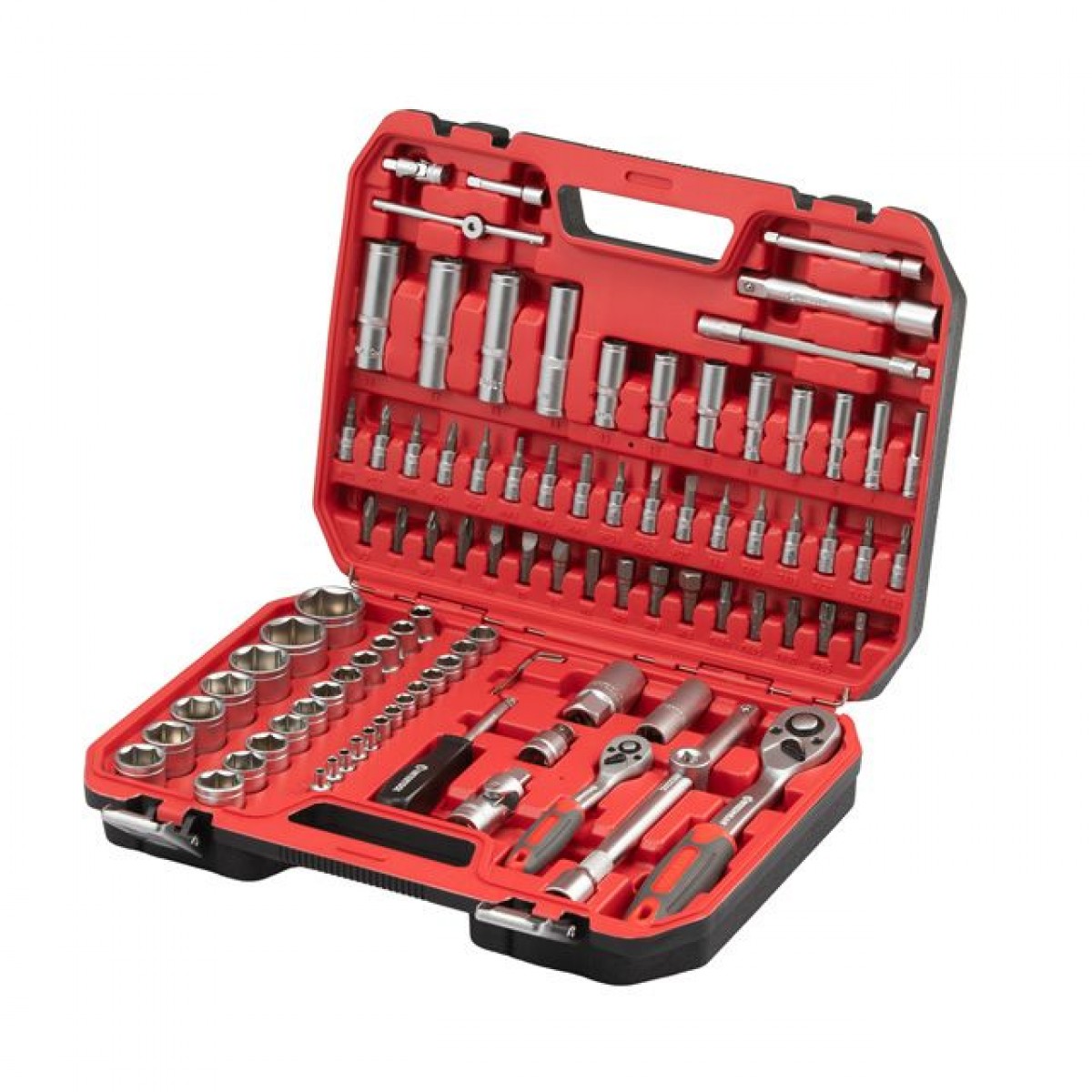 Набор инструмента Intertool 1/4" x 1/2" x 94ед RED (ET-9094)