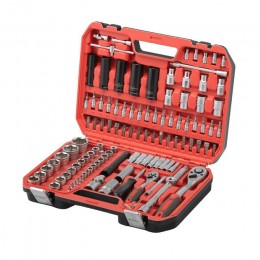 Набор инструмента Intertool 1/4" x 1/2" x 111ед RED (ET-9111)