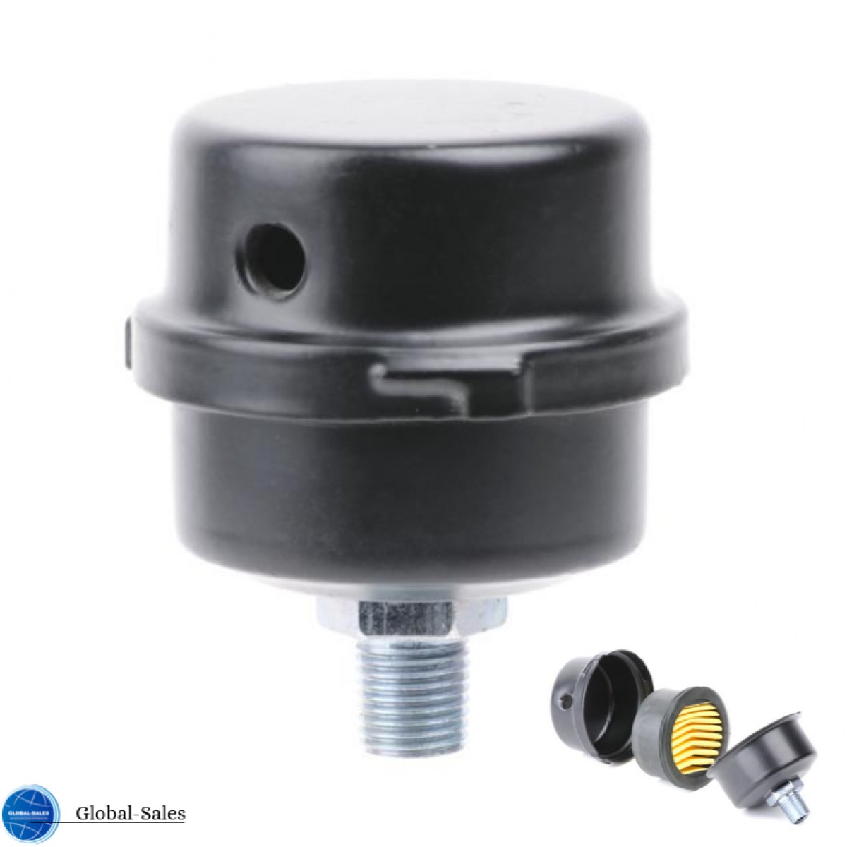 Фильтр воздушный для компрессора Intertool M12 металл поролоновый (PT-9073)
