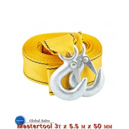 Трос буксировочный Mastertool 3т x 5.5 м x 50 мм (81-0303)
