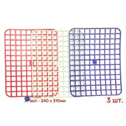 Решетка для раковины XPlast 240 x 310мм жесткая 3шт (Х-К071) (3 шт.)