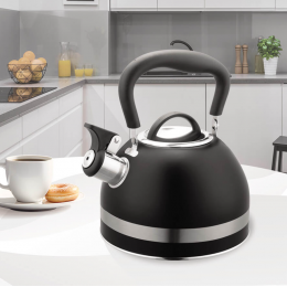 Чайник нержавеющий Maestro 1.8л черный (MR-1336-BLACK) Чайник нержавеющий Maestro 1.8л черный (MR-1336-BLACK)