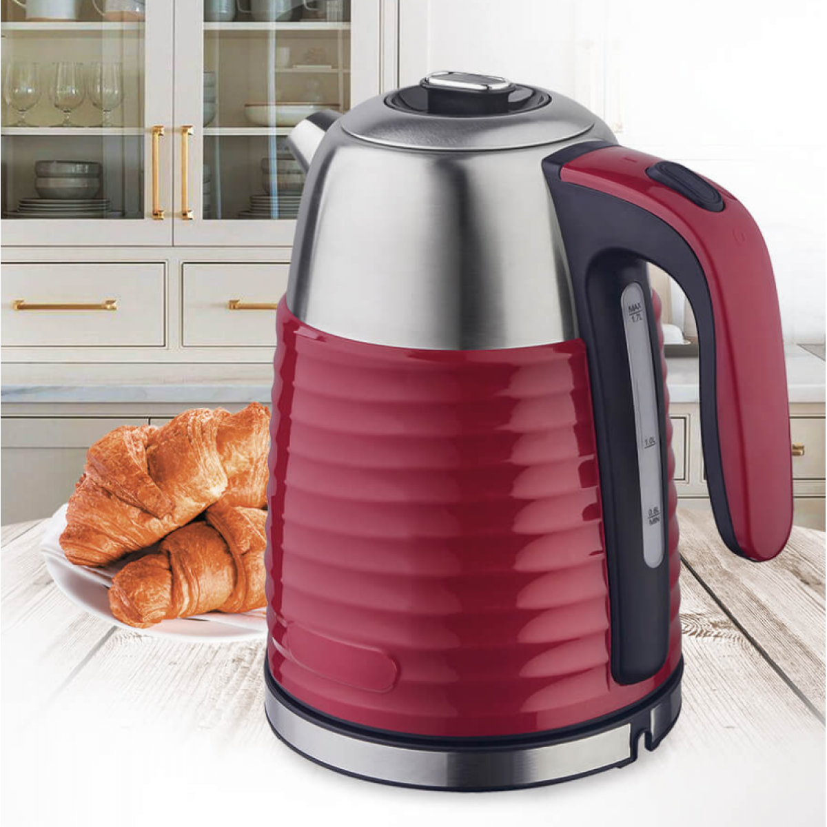 Электрочайник Maestro MR-051-Red (MR-051-RED) 1,7 л , защита от перегрева