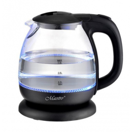 Электрочайник Maestro MR-055-Black (MR-055-BLACK)  1,0 л, внутренняя подсветка
