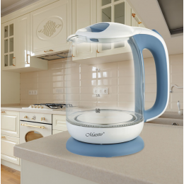 Электрочайник Maestro MR-056-Blue (MR-056-BLUE) 1,7 л, подсветка