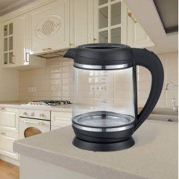 Электрочайник Maestro MR-060 (MR-060) подсветка, 1,7 л, черный