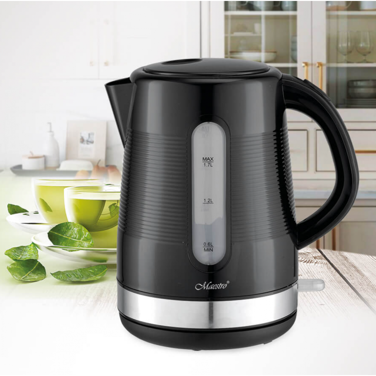 Электрочайник Maestro 1.7л черный (MR-035-BLACK) 2200 Вт