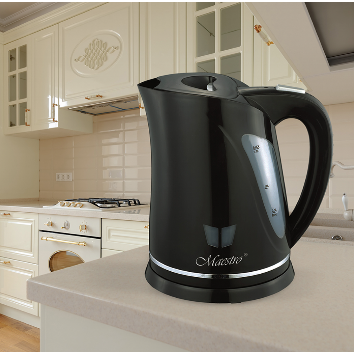 Электрочайник Maestro MR-038-black (MR-038-BLACK) 2000 Вт, 1,7 л