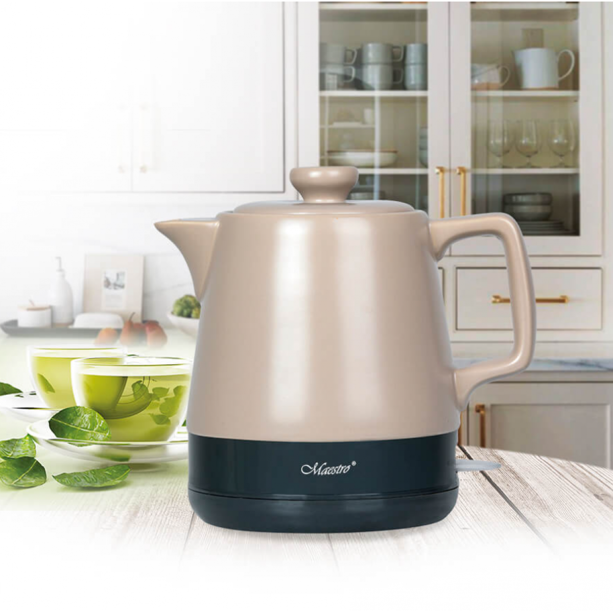 Электрочайник Maestro MR-071 (MR-071-BEIGE) керамика, 1,0 л