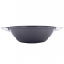 Сковорода WOK чугунная Kamille 280 мм x 3.6 л мрамор с крышкой (4806MR)
