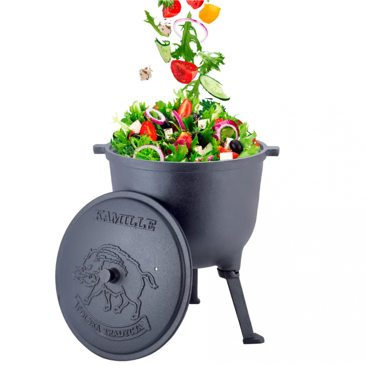 Казан чугунный Kamille 360 мм x 15 л (4808V) Казан чугунный Kamille 360 мм x 15 л (4808V)