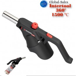 Горелка газовая c пьезоподжигом Intertool 12***мм x 360° (GB-0029) Горелка газовая c пьезоподжигом Intertool 12***мм x 360° (GB-0029)
