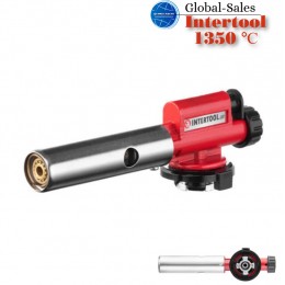 Горелка газовая c пьезоподжигом Intertool цельнометаллический (GB-0027) Горелка газовая c пьезоподжигом Intertool цельнометаллический (GB-0027)