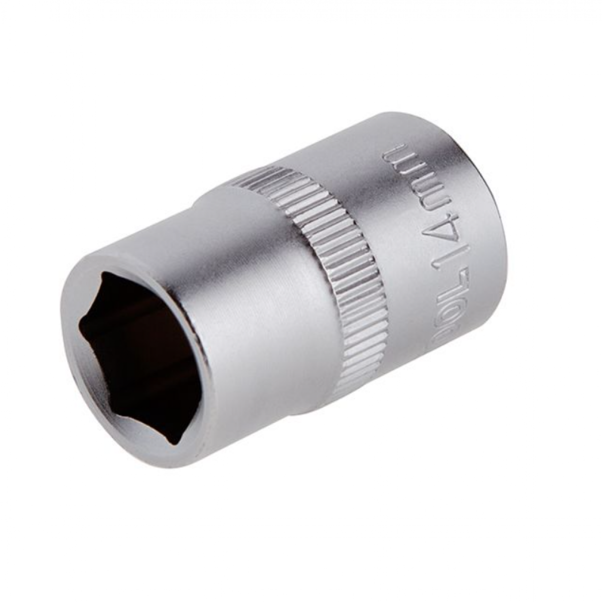 Головка шестигранная Intertool 14мм x 1/2" матовая (ET-2014) Головка шестигранная Intertool 14мм x 1/2" матовая (ET-2014)