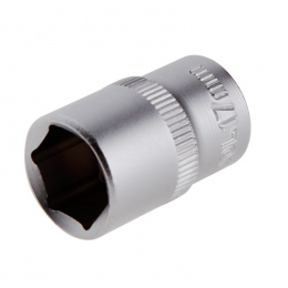 Головка шестигранная Intertool 17мм x 1/2" матовая (ET-2017)