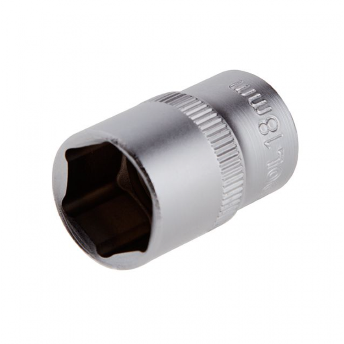 Головка шестигранная Intertool 18мм x 1/2" матовая (ET-2018)