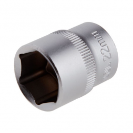 Головка шестигранная Intertool 22мм x 1/2" матовая (ET-2022)