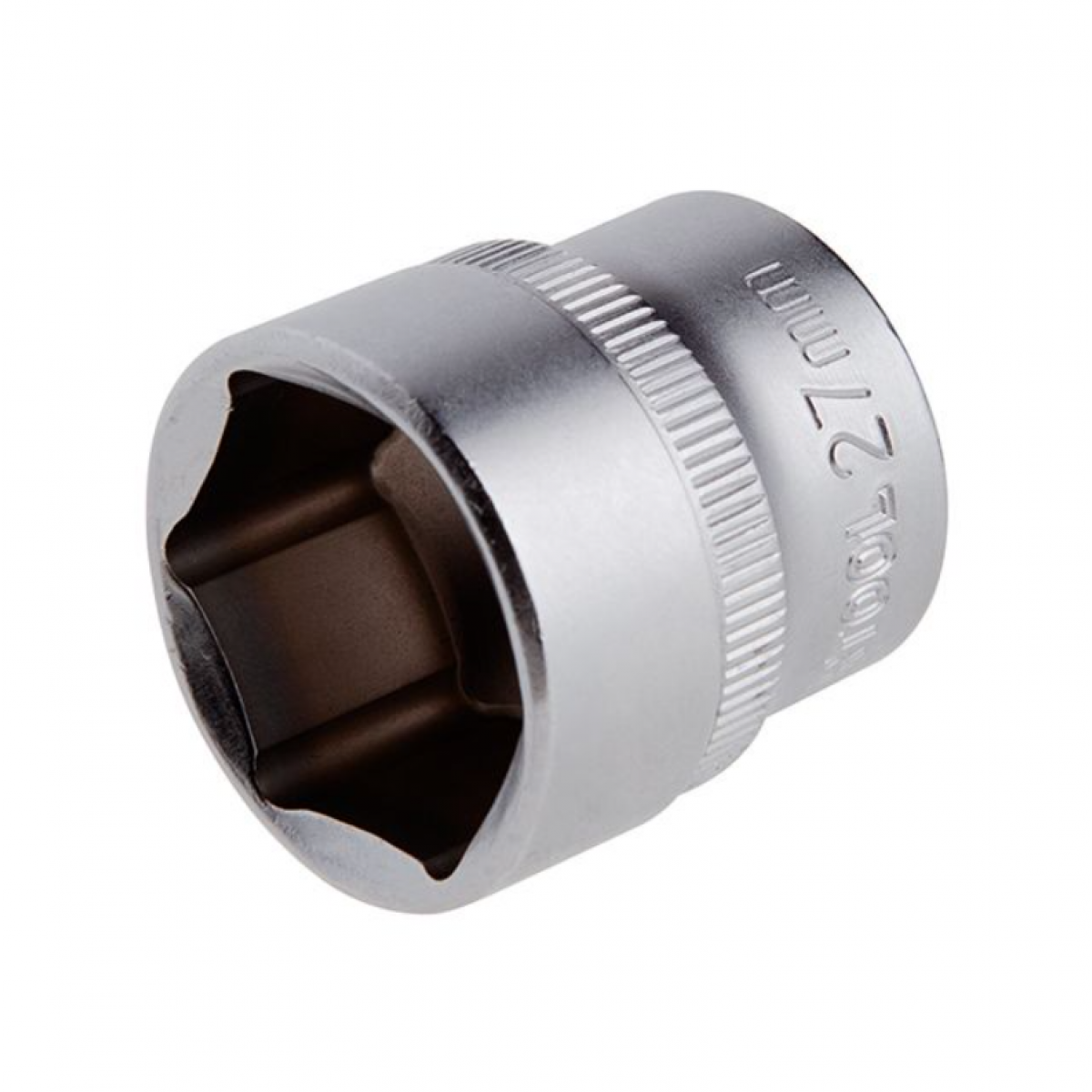 Головка шестигранная Intertool 27мм x 1/2" матовая (ET-2027)