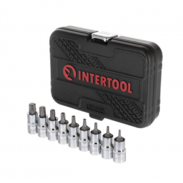 Набор бит TORX Intertool 1/2" x T20-T60 x 55 мм (9 шт.) Storm (ET-8400)