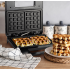 Вафельница Kamille 800Вт x 216 x 126мм (6719) черная, с антипригарным покрытием Вафельница Kamille 800Вт x 216 x 126мм (6719) черная, с антипригарным покрытием