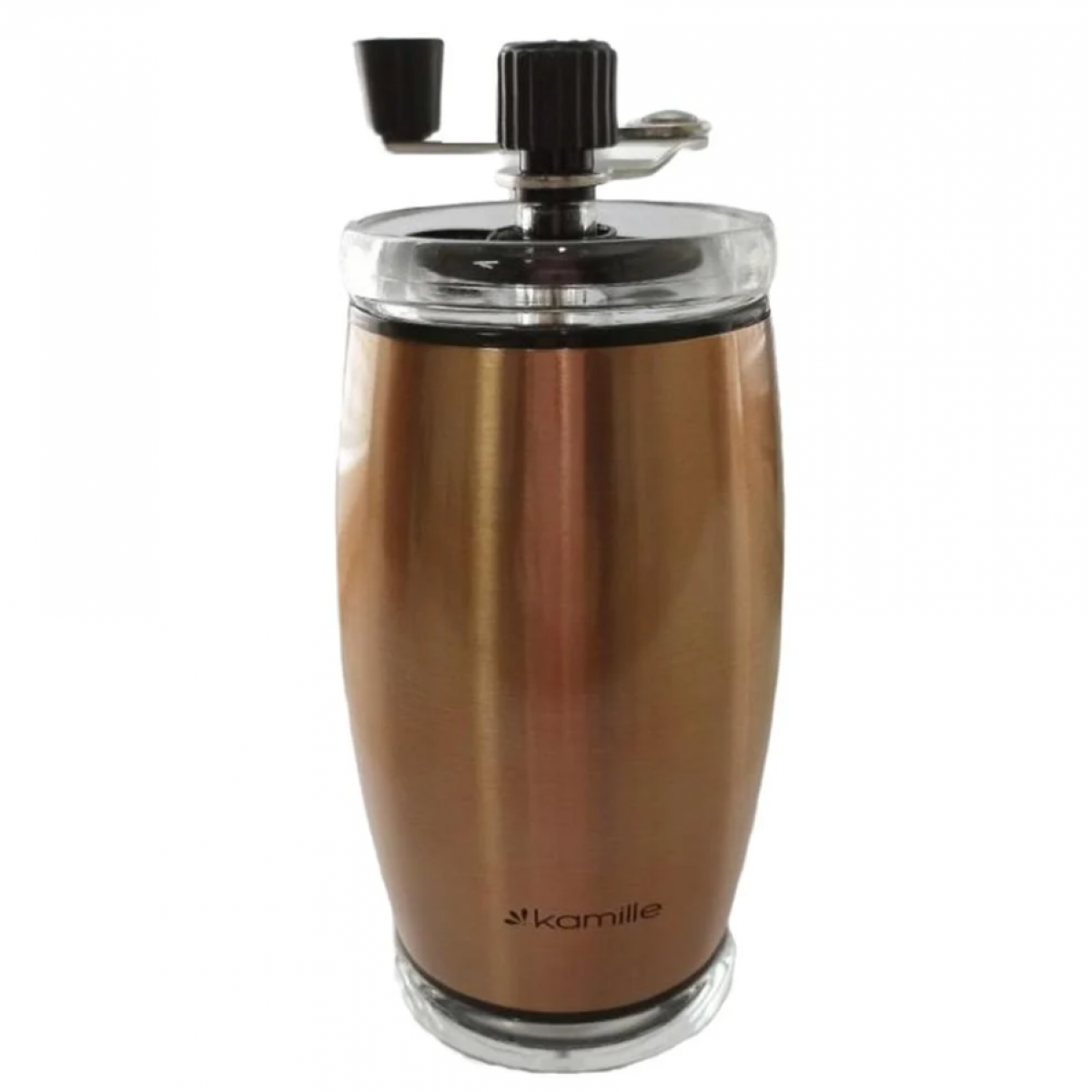 Кофемолка ручная Kamille 160 мм нержавеющая медь (7029C) Кофемолка ручная Kamille 160 мм нержавеющая медь (7029C)