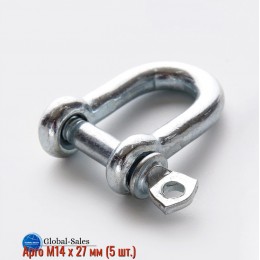 Карабин U-образный Apro М14 x 27мм (CU-1427) (5 шт.)