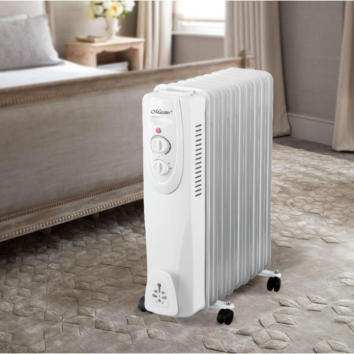 Обогреватель масляный Maestro MR-950-9 (MR-950-9) белый