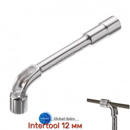 Ключ торцевой L-образный с отверстием Intertool 12 мм (HT-1612)