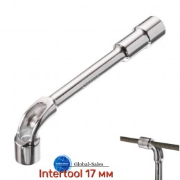 Ключ торцевой L-образный с отверстием Intertool 17 мм (HT-1617)