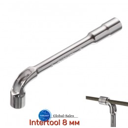 Ключ торцевой L-образный с отверстием Intertool 8 мм (HT-1608)
