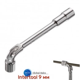 Ключ торцевой L-образный с отверстием Intertool 9 мм (HT-1609)