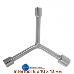 Ключ торцевой Y-образный Intertool 8 x 10 x 13 мм (HT-1639)