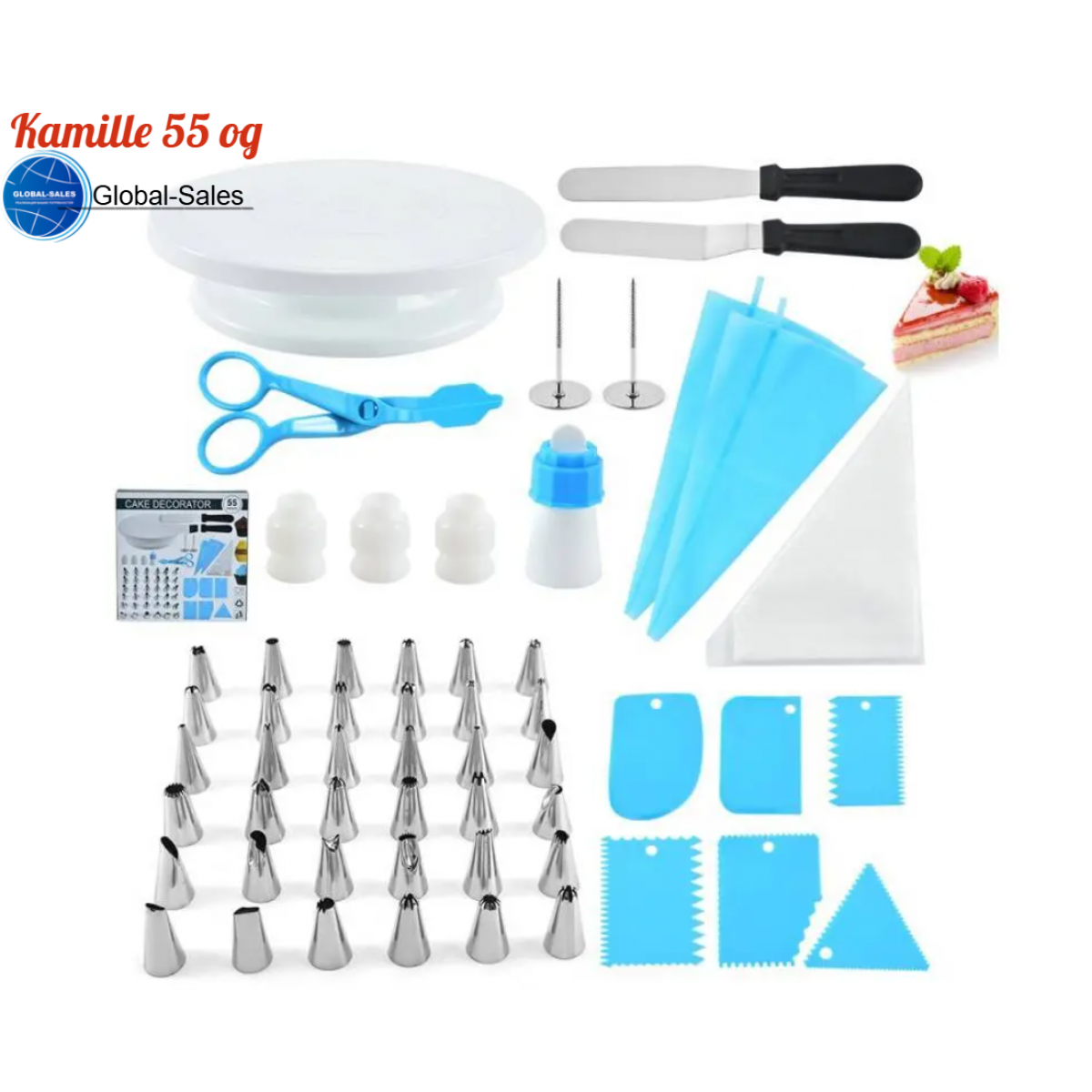 Набор кондитерский Kamille 55ед (7825) Набор кондитерский Kamille 55ед (7825)