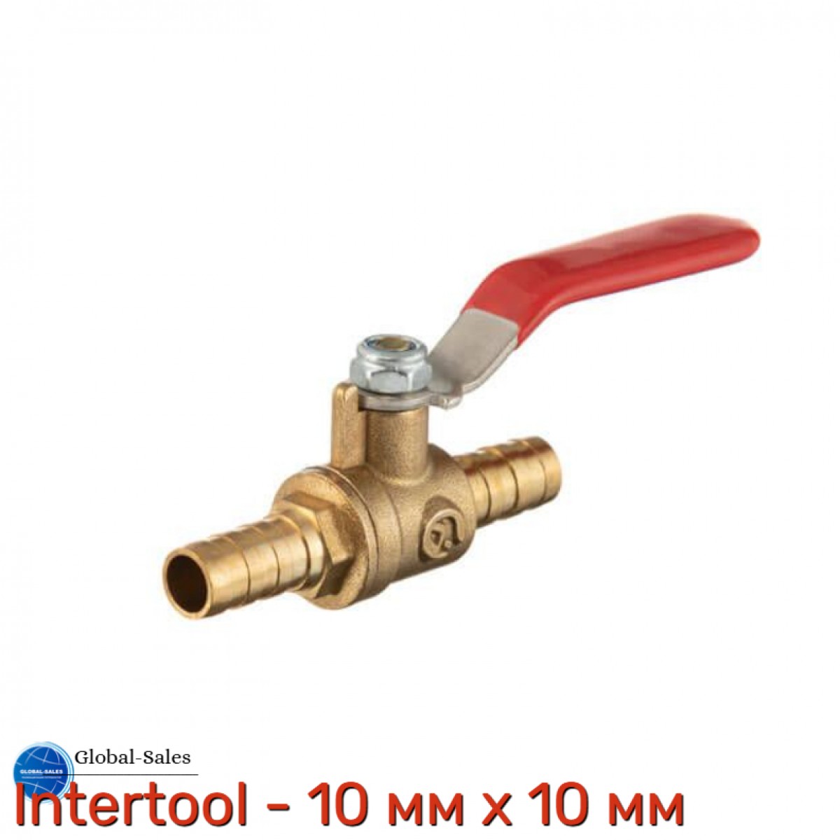Кран шаровый воздушный Intertool 10 мм x 10 мм (PT-1895)