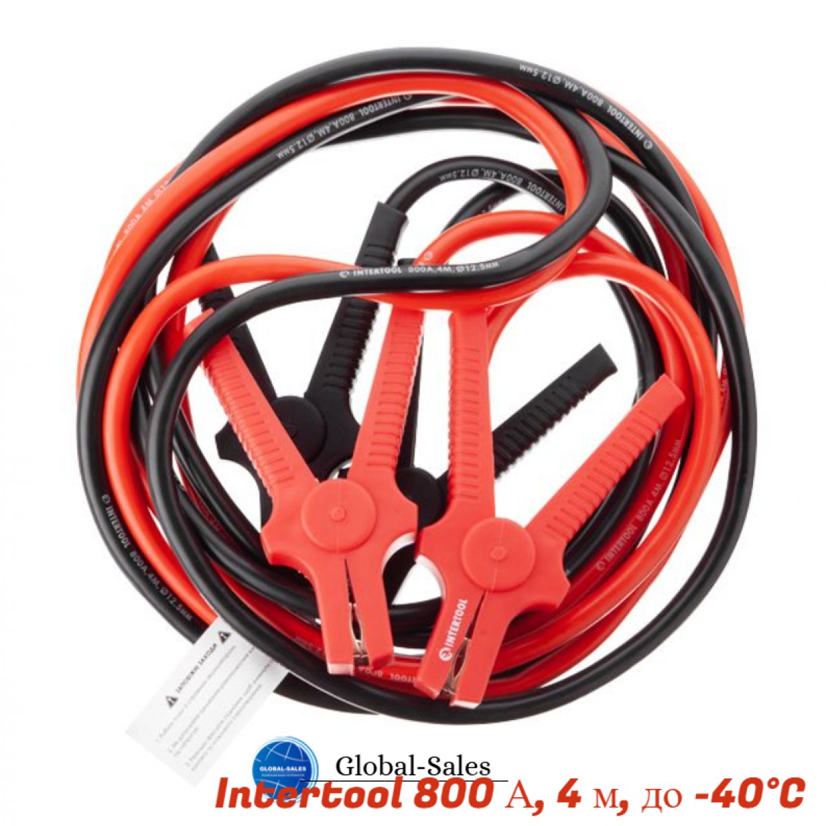 Провод пусковой Intertool 800A x 4м (AT-3050)