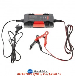 Устройство зарядное Intertool 6/12В x 2А x 1.2-60Ач (AT-3022)