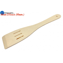 Лопатка с прорезями деревянная Sivan 275мм 10шт (О-021831П) (10 шт.) Лопатка с прорезями деревянная Sivan 275мм 10шт (О-021831П) (10 шт.)