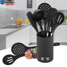 Набор кухонный Maestro 8ед силикон-нейлон черный (MR-1542-BLACK) Набор кухонный Maestro 8ед силикон-нейлон черный (MR-1542-BLACK)