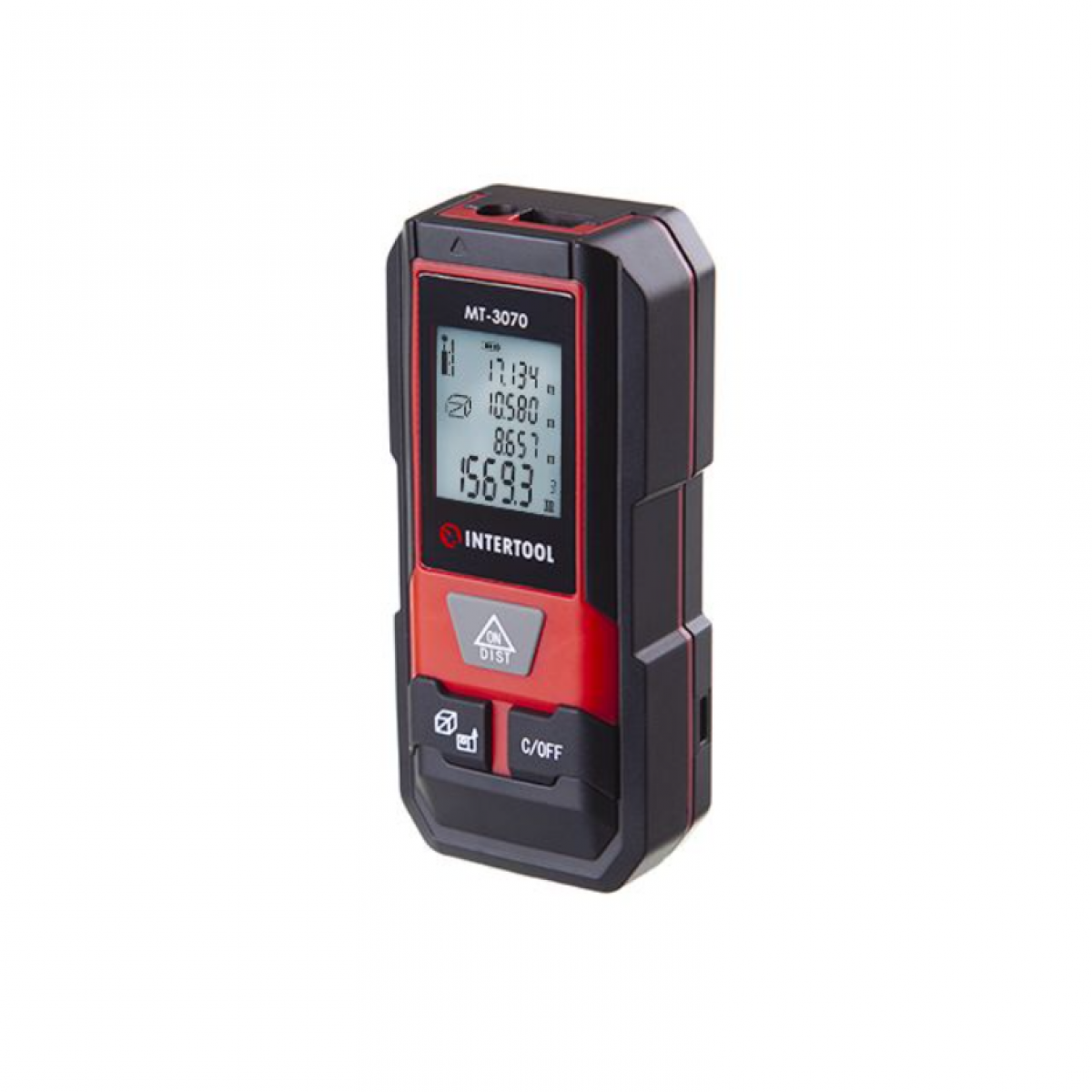 Дальномер лазерный Intertool 20м x +/-2мм (MT-3070) ч/б дисплей с подсветкой