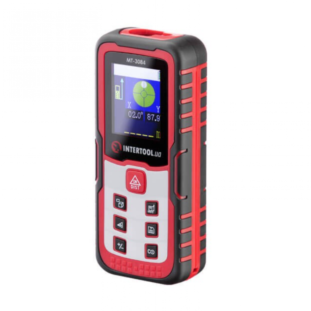 Дальномер лазерный Intertool 40 м цветной дисплей (MT-3084) память 30 измерений