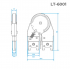 Механизм для лестниц Intertool шарнирный (LT-6001)
