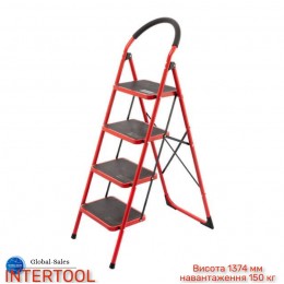 Стремянка Intertool 4 ступени x 972 мм (LT-0038)