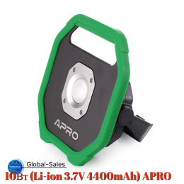 Прожектор аккумуляторный Apro 10 Вт Li-Ion (900520)